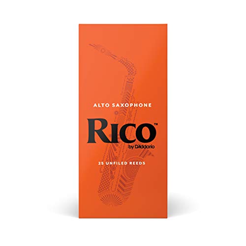 D'Addario Rico Alto Sax Reeds, Strength 3.0, 25-pack - Image 2