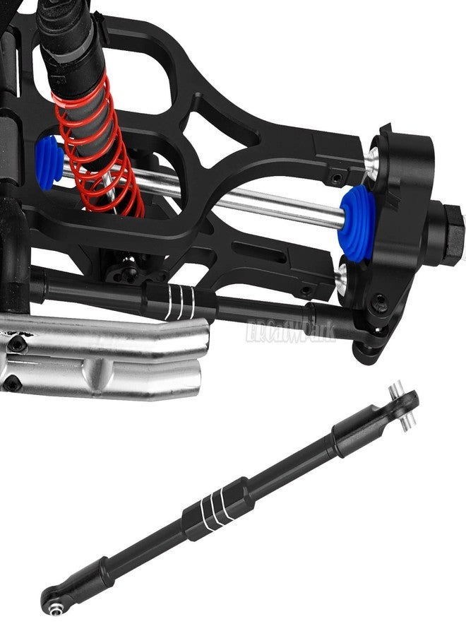 BRCatWPark RC Turnbuckles Camber Links Upgrades Part for 1/10 E-maxx T-maxx,Aluminum Alloy Adjustable Turnbuckles Hop-Up,Replace Part#3941 5143,Black - Image 4