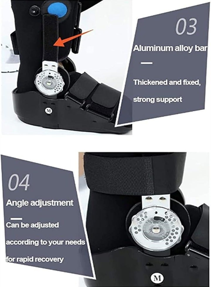 Upgraded Adjustable Chuck Plantar Fasciitis Fracture Boots, Ultralight Adjustable Achilles Tendonitis Rest Splint for Foot Drop Correction Braces, Unisex, Suitable for Left and Right Foot - Image 4