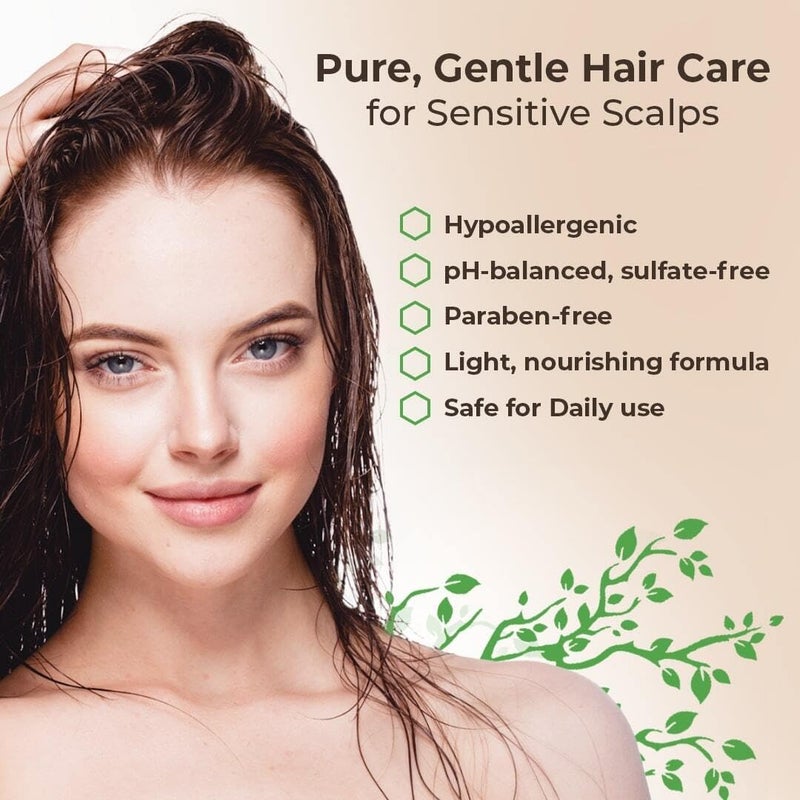 Wild Naturals Psoriasis Shampoo for Scalp Care & Relief - Hydrating Anti-Dandruff Shampoo for Itchy, Dry Scalp - Gentle Eczema Shampoo for Sensitive Skin - Image 3