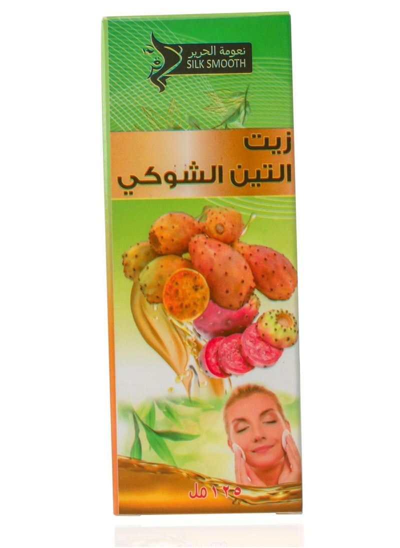 SILK SMOOTH Pure Prickly Pear Oil for Face - Natural Elixir Infused with Nutrients for Radiant Skin, Cold-Pressed for Ultimate Purity and Nourishment  - Image 1