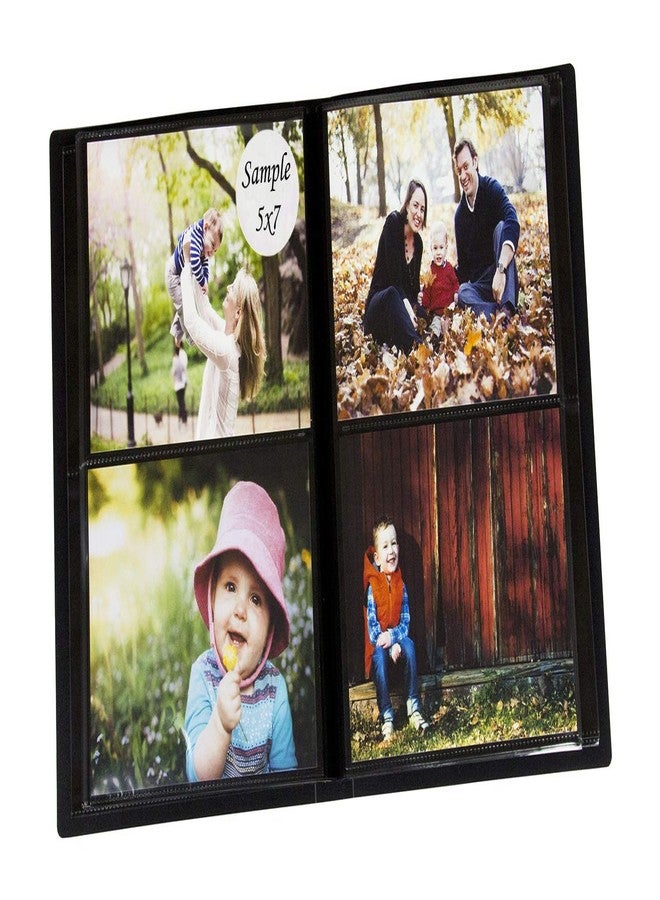 2PO Portfolio Photo Album Holds 200 Pictures - 5x7 Inch/Space Saver Album with Protective Poly Case - Image 1