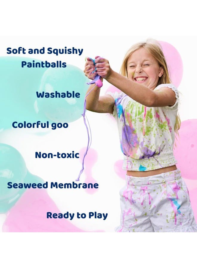 Goblies Throwable Paintballs. Washable, Nontoxic, Plant-Based Toy for Outdoor Fun Games for Kids 6+. Pack of 3 (120 Count, Red/Orange/Yellow) - Image 3