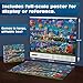 Buffalo Games Sapphire Select Eric Dowdle Balloon Spectacular 1000 Piece Jigsaw Puzzle Challenging Fun Blue Core Puzzle Board Giftable Display Box Full Size Poster Included - Image 4