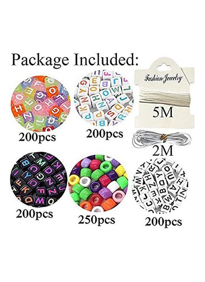 Generic - 1050 Pcs Letter Beads with Elastic line and Cry - Image 1