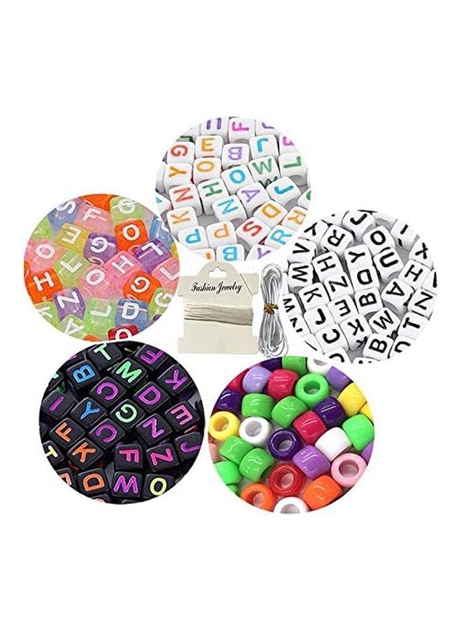 Generic - 1050 Pcs Letter Beads with Elastic line and Cry - Image 1