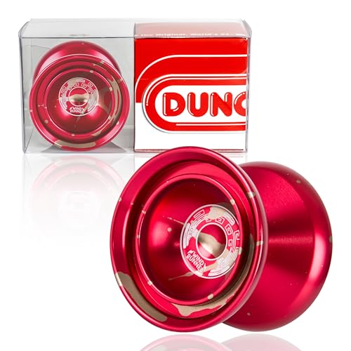 Duncan Toys Windrunner YoYo Red with Gold Splash Unresponsive Pro Level Aluminum YoYo with Double Rim Concave Bearing SG Sticker Response - Image 1