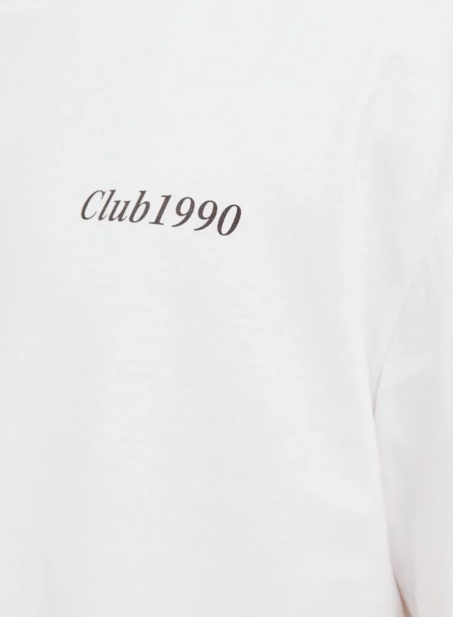 JACK & JONES Back Graphic Print Wide Fit T-Shirt
