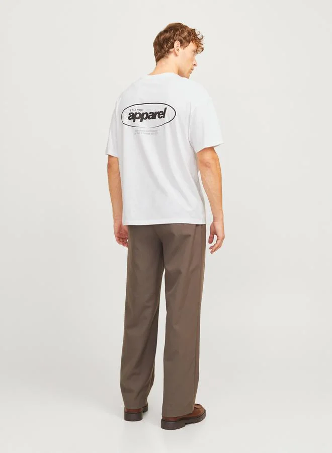 JACK & JONES Back Graphic Print Wide Fit T-Shirt