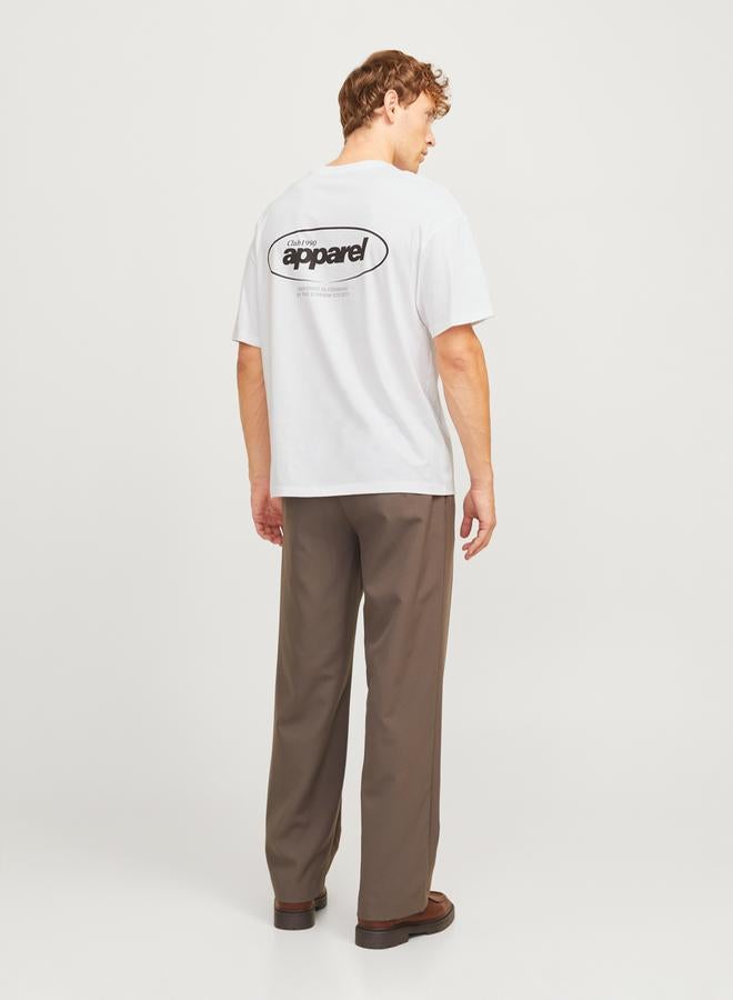 JACK & JONES Back Graphic Print Wide Fit T-Shirt  - Image 3