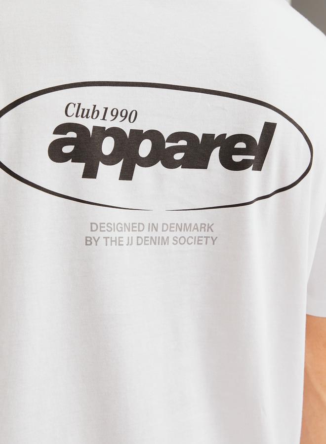JACK & JONES Back Graphic Print Wide Fit T-Shirt  - Image 5