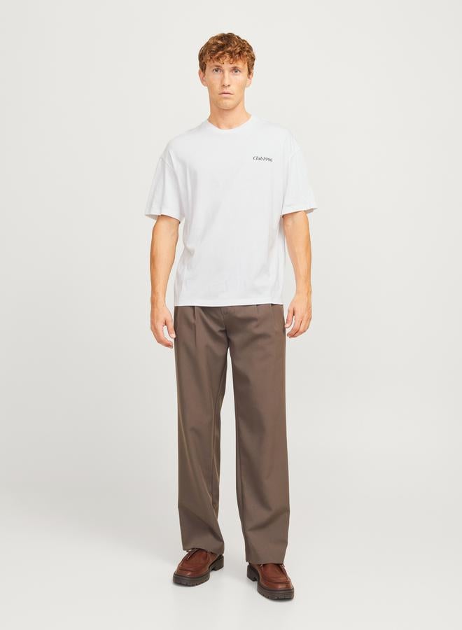 JACK & JONES Back Graphic Print Wide Fit T-Shirt  - Image 1