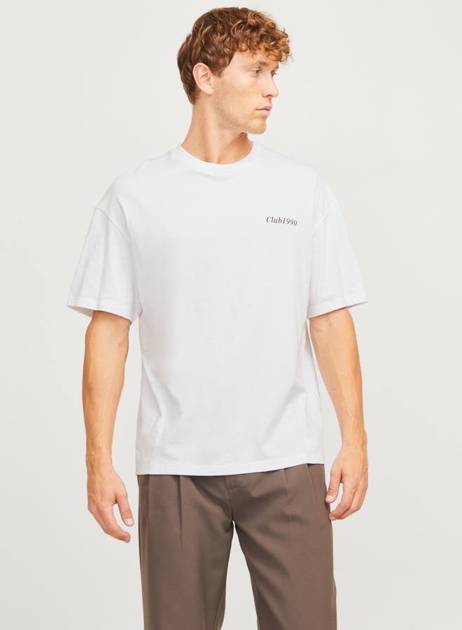 JACK & JONES Back Graphic Print Wide Fit T-Shirt  - Image 2