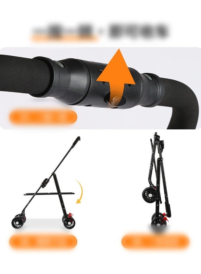 Pet Stroller for Cats/Dogs,Separable Dog Strollers for Small Medium Dogs Within 20kg,Pet Gear No-Zip Dog Prams Pushchairs - Image 2