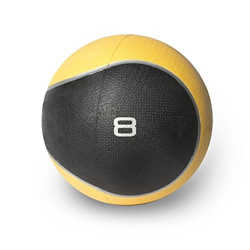 CAP Barbell Rubber Medicine Ball, 8-Pound, Yellow - Image 2