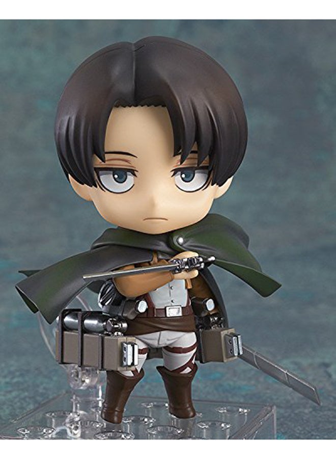 Levi Nendoroid Attack On Titan Collectible Action Figure Toy For Kids With Cape 10.16x5.08x5.08cm - Image 2