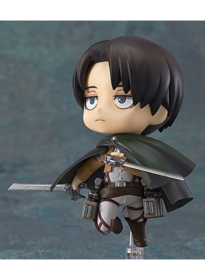 Levi Nendoroid Attack On Titan Collectible Action Figure Toy For Kids With Cape 10.16x5.08x5.08cm - Image 3