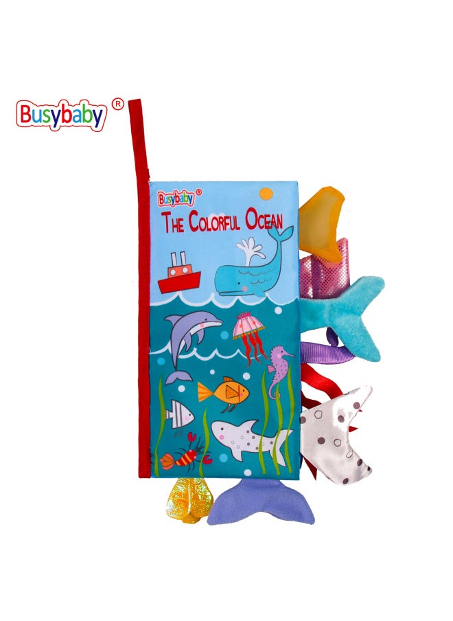Montessori Cloth Book Infant Early Education Baby Touch Three-dimensional Animal Tail Newborn Educational Toys Export-Color:Garden BMT3185015  - Image 2