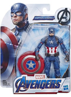 AVENGERS Avengers Marvel End Game Captain America 6-Inch-Scale Marvel Super Hero Action Figure Toy  - Image 3
