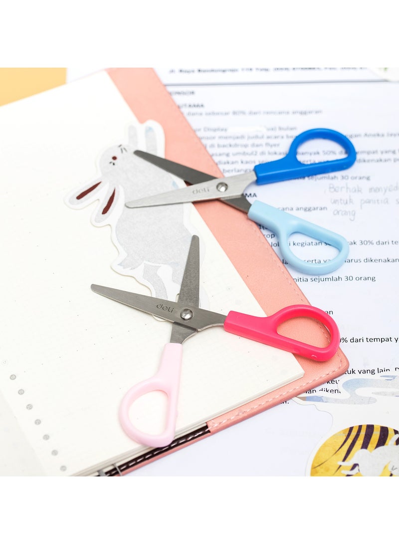 Deli E6021 120mm Safety Scissors with Blunt Tip 鈥?ideal for school use (Assorted) - Image 2