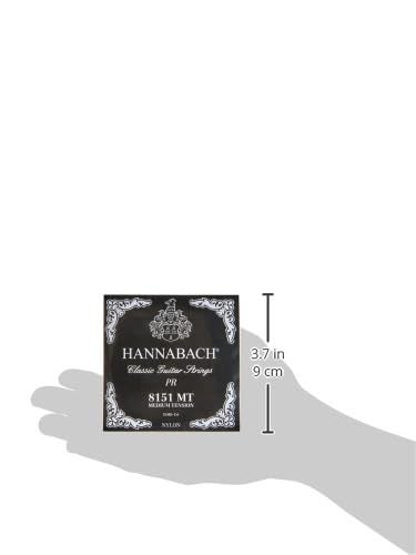Hannabach سلسلة هاناباخ 652527 815 توتر متوسط خيوط فضية مطلية - Image 3