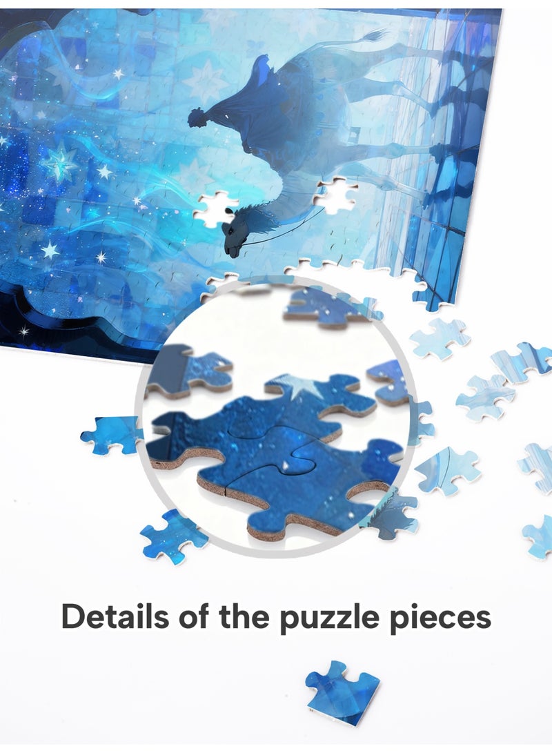 GALADUNE 300 Pieces Puzzles Jigsaws for Adults&Kids Stress Relief Toy, Unique Perfectly-Fitting Pieces, Ideal Gift for Ramadan Birthday New Year, Starring Sea Traveler - Image 3