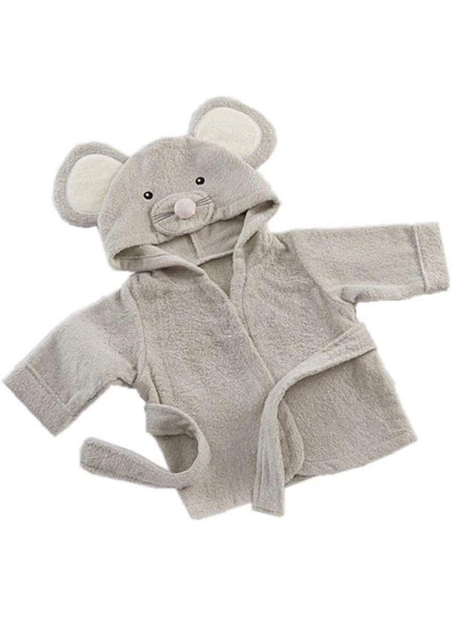 SZCQ Baby Boy Bathrobe Hooded Towels Unisex Infant Bath robe Towel For Toddle Terry Ultra Absorbent Durable Blankets - Image 4