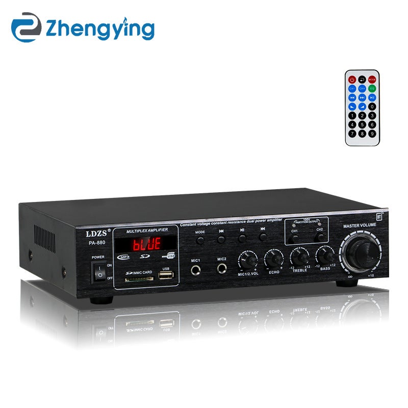 Fixed Pressure And Resistance Power Amplifier Household Professional High-Power Public Broadcasting Ceiling Speaker Audio Bluetooth Small Power Amplifier - Image 1