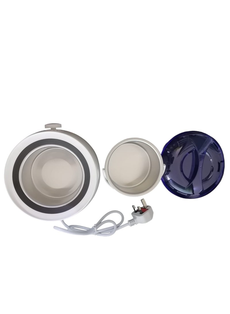 Denx Hair Removal Wax Heater 500ml White/Blue - Image 4