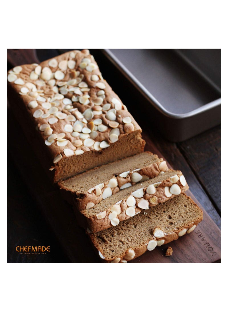 chefmade 9 Inch Rectangle Loaf Pan Non Stick Oblong Bread and Meat Bakeware - Image 3