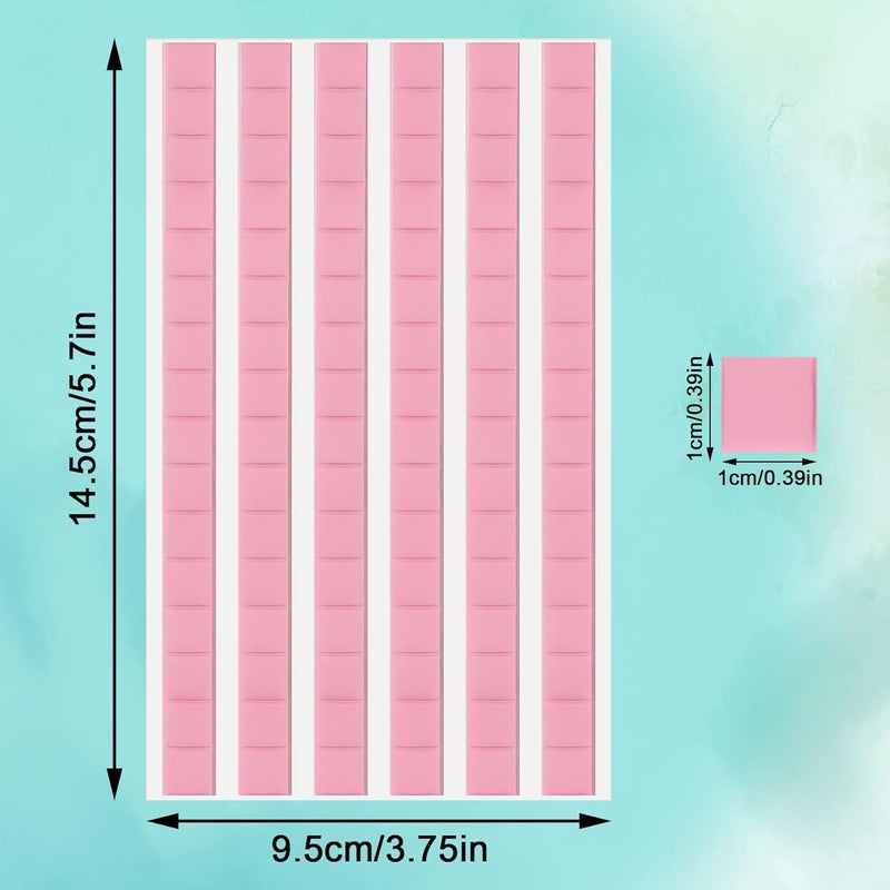 JULBEAR 288 Pcs Sticky Tack Removable Adhesive Poster Mounting Putty, Reusable Wall Safe Tacky Putty for Hanging Pictures and Museum Art Photography - Image 2