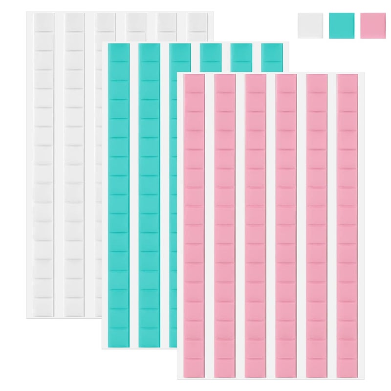 JULBEAR 288 Pcs Sticky Tack Removable Adhesive Poster Mounting Putty, Reusable Wall Safe Tacky Putty for Hanging Pictures and Museum Art Photography - Image 1