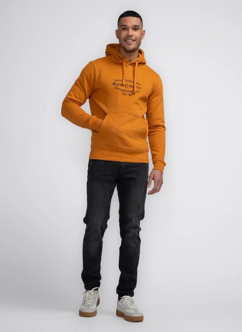 Petrol Industries Men Sweater Hooded Print