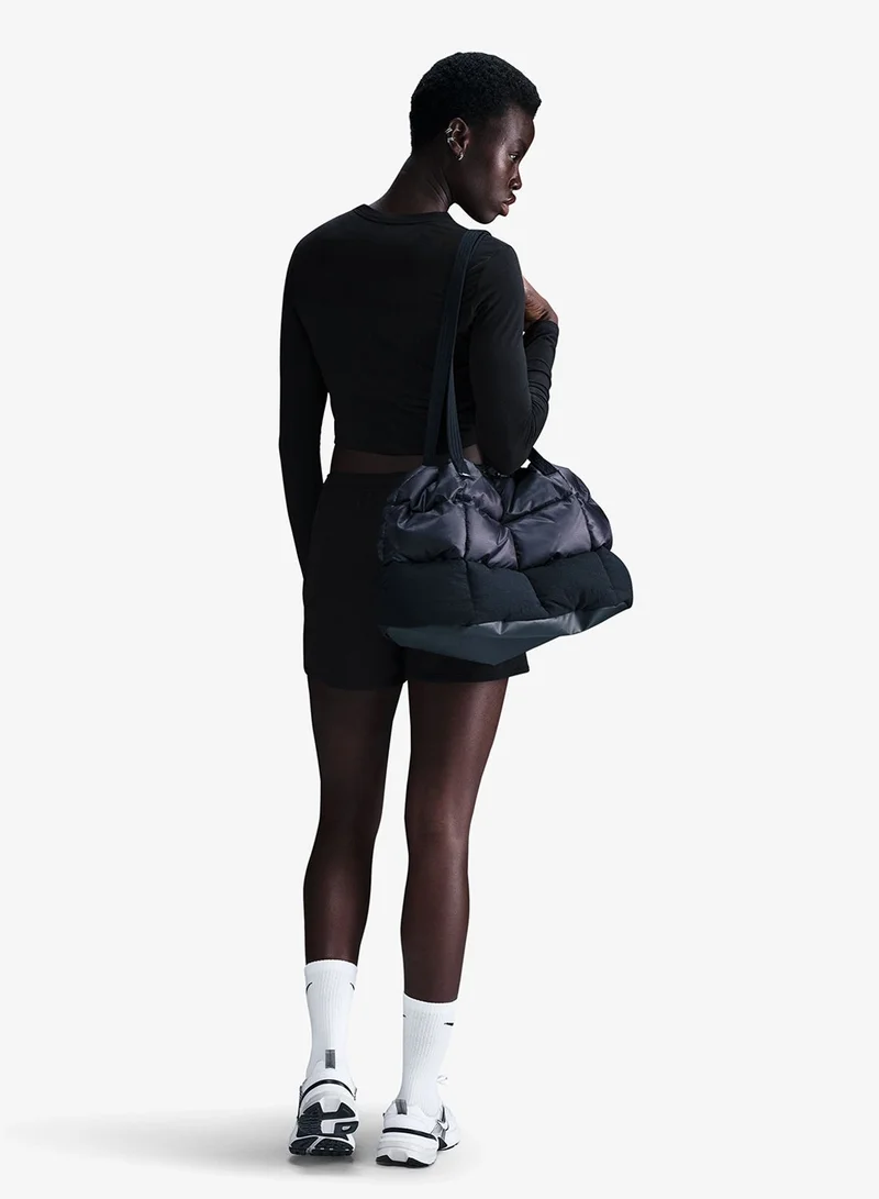 نايكي بلوزة قصيرة محبوكة مريحة