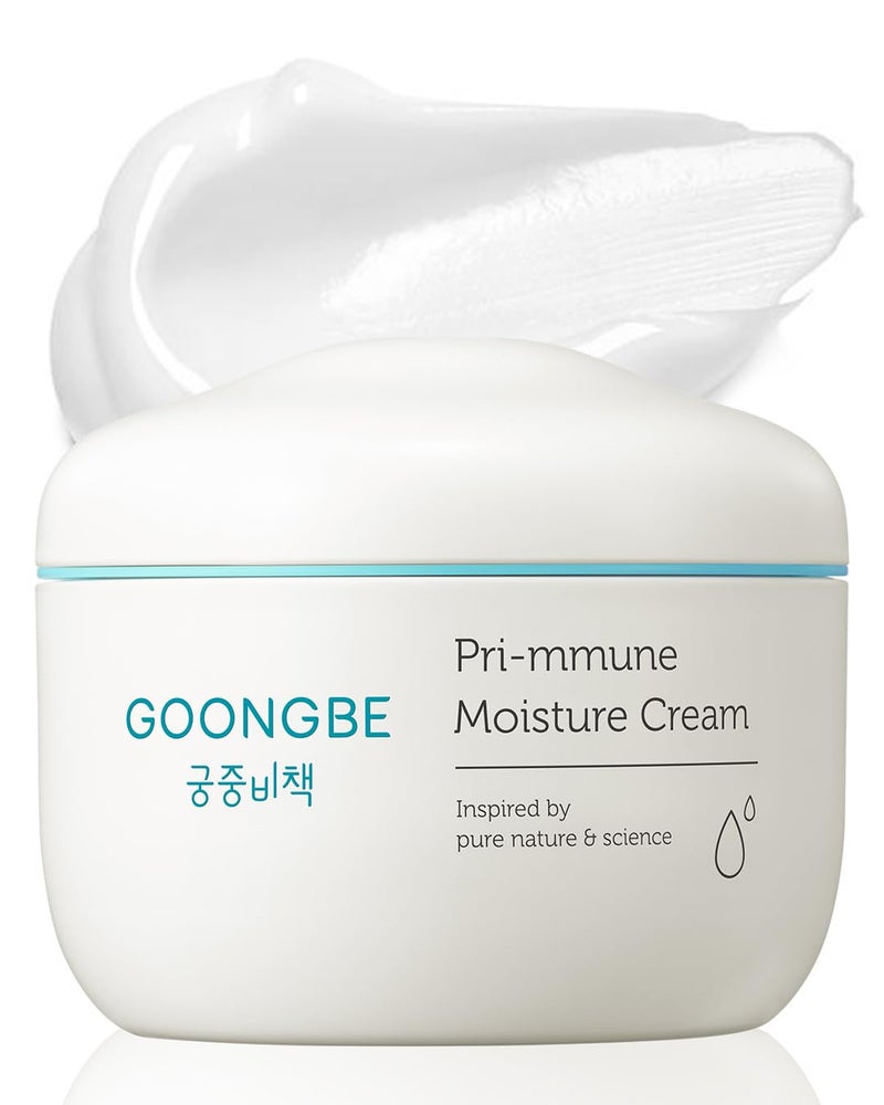 goongbe كريم ترطيب GOONGBE Pri-mmune - كريم جسم كوري للأطفال مع زبدة الشيا - مرطب يومي لطيف مضاد للحساسية للبشرة الجافة - كريم سريع الامتصاص، مستخلص طبيعي غير لزج، 6.1 أونصة. - Image 1
