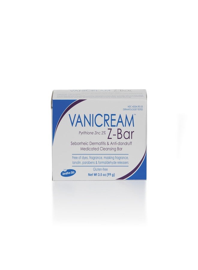 Vanicream Z-Bar, Seborrheic Dermatitis & Anti-dandruff Medicated Cleansing Bar, 2% Pyrithione Zinc Z-Bar Helps Relieve Itching, Redness and Flaking, 3.5 OZ - Image 3