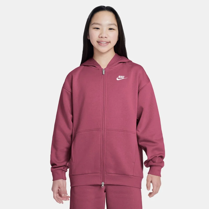 نايكي هودي سبورتس وير كلوب فليس بسحاب كامل للأطفال