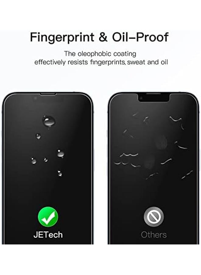جي تيك واقي شاشة بتغطية كاملة لهاتف آيفون 14 بلس مقاس 6.7 بوصة، غلاف من الزجاج المقوى 9H، شفاف عالي الدقة، عبوة من 3 قطع - Image 5