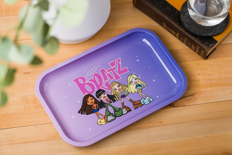 Silver Buffalo Bratz Tin Tray Featuring Yasmin, Cloe, Jade, Sasha, and The Bratz Logo, 11.3" x 7.4" - Image 3