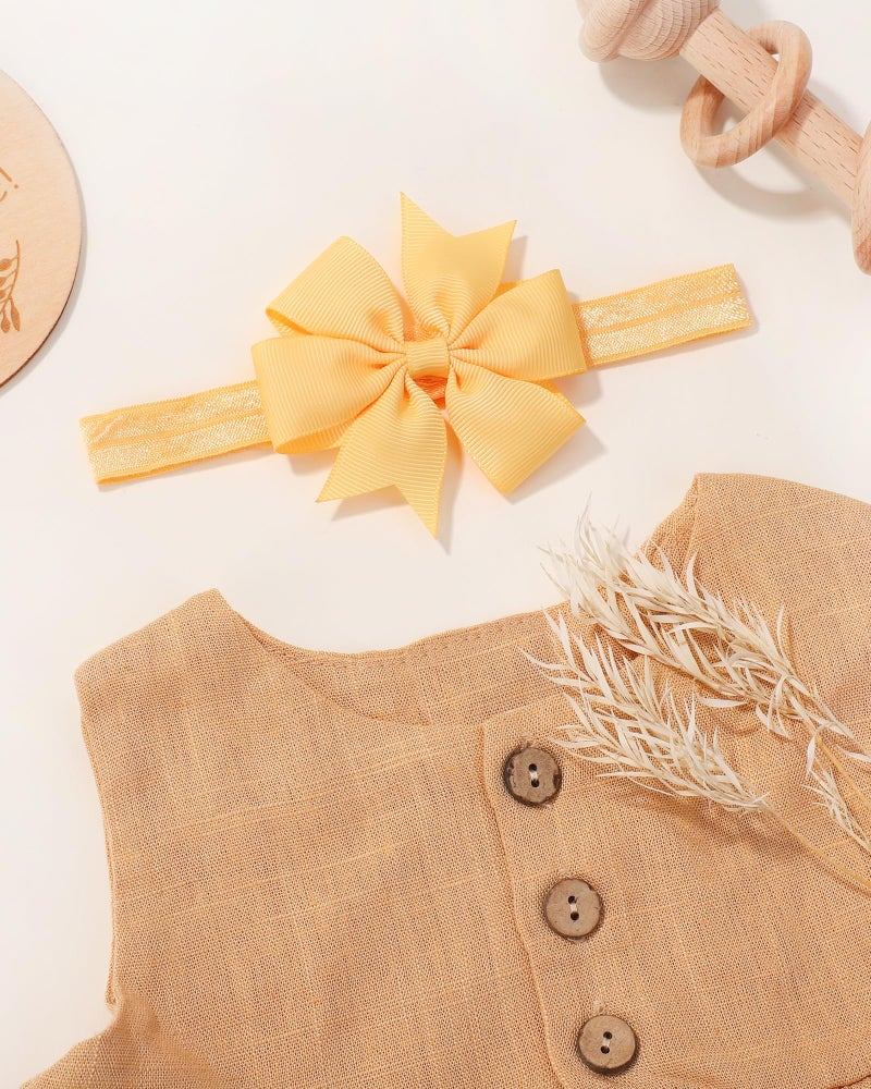 jollybows 40pcs Baby Girls Grosgrain Ribbon Hair Bows Headbands 3" Hair Band Hair Accessories for Infants Newborn Toddler - Image 5