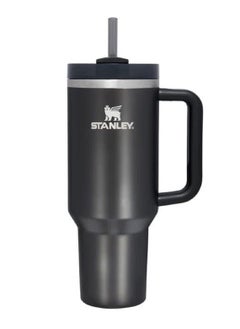 Stanley Stanley Quencher H2.0 FlowState Stainless Steel Vacuum Insulated Tumbler with Lid and Straw for Water, Iced Tea or Coffee, Smoothie and More, Black,40 oz  - Image 1
