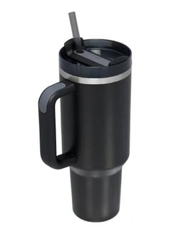 Stanley Stanley Quencher H2.0 FlowState Stainless Steel Vacuum Insulated Tumbler with Lid and Straw for Water, Iced Tea or Coffee, Smoothie and More, Black,40 oz  - Image 2