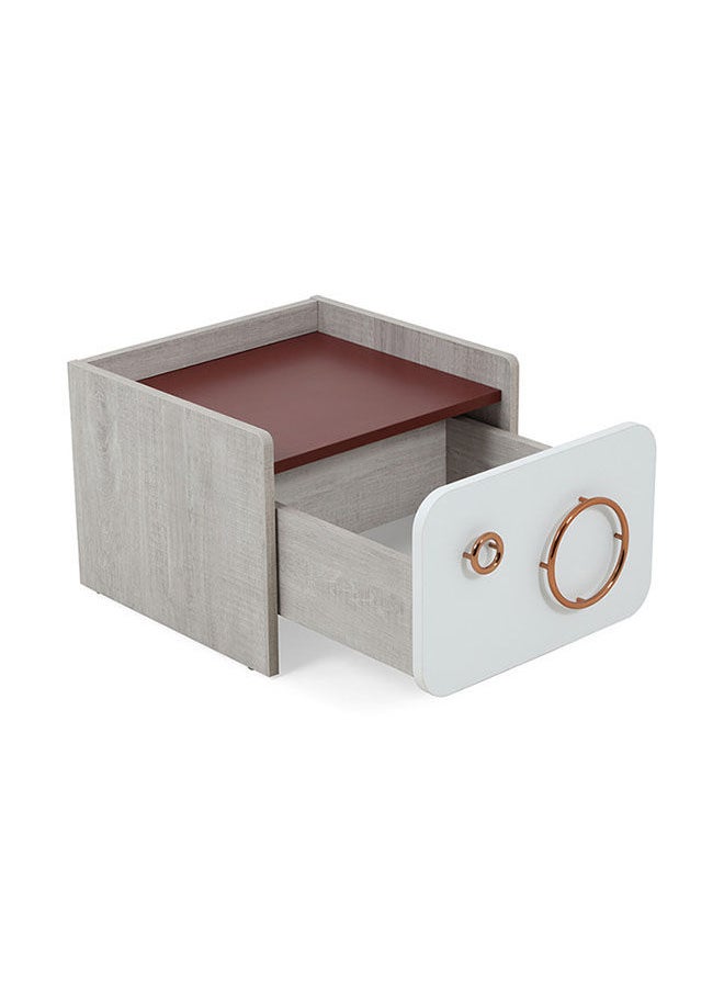 Magic Nightstand White/Red