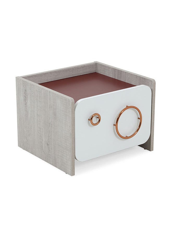 Magic Nightstand White/Red