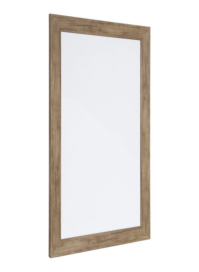 DesignOvation Beatrice Framed Magnetic Dry Erase Board, 18x27, Rustic Brown - Image 2