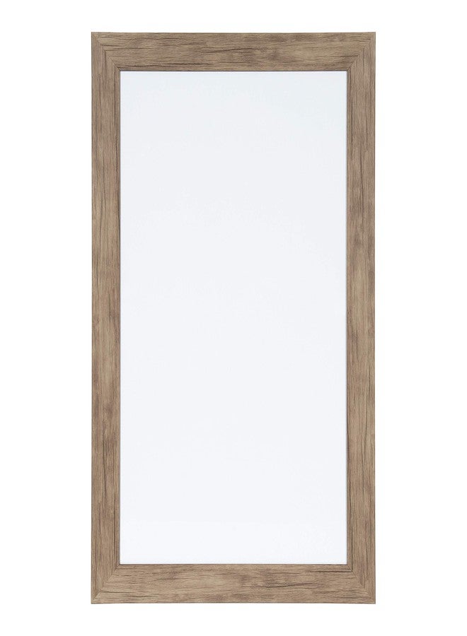 DesignOvation Beatrice Framed Magnetic Dry Erase Board, 18x27, Rustic Brown - Image 1