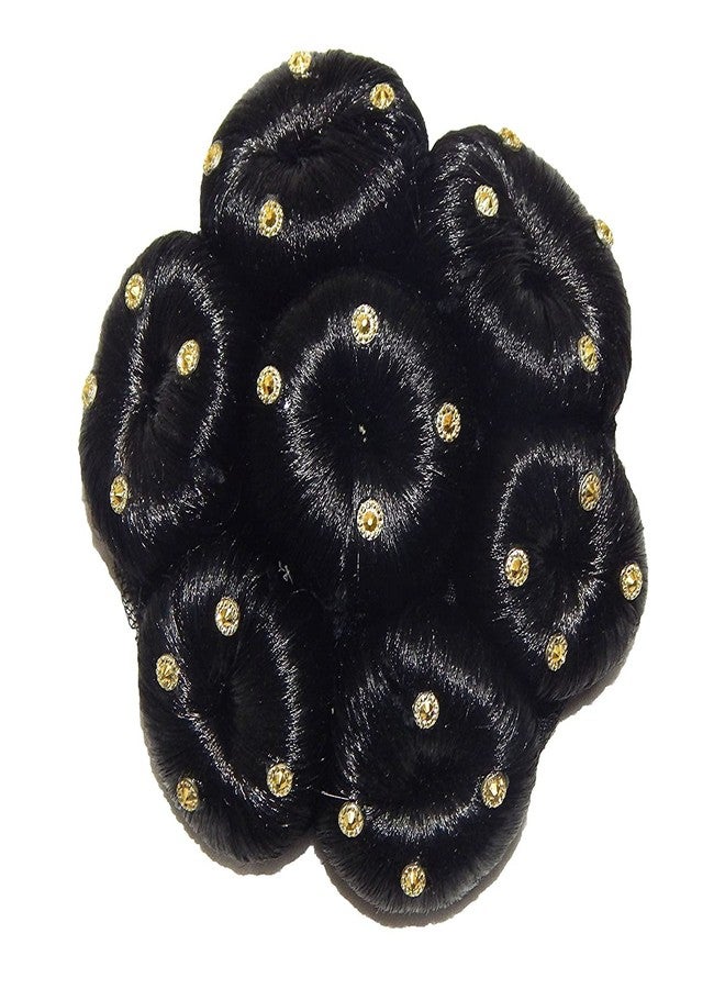 NPRC Fancy Hair Juda for Women أحدث إكسسوارات كعكة الشعر Juda للعرائس (صغير) - Image 1