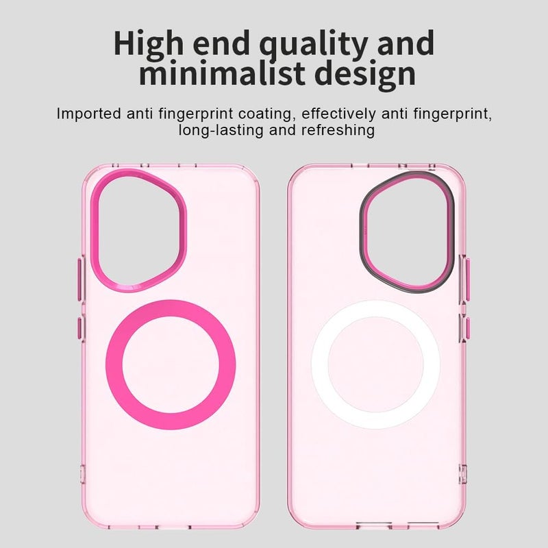 Mingwei Case For Honor 400 Lite 5G Clear Soft Tpu Shock Absorption Slim Lightweight Shockproof Cover Hybrid Protective Case Pink, Honor400 Lite - Image 3