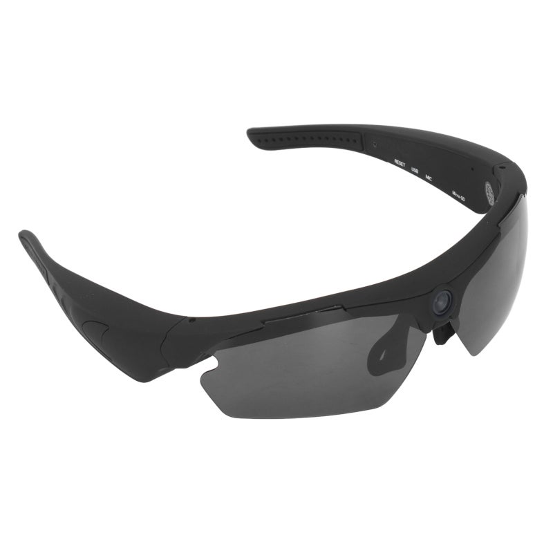Camera Glasses: 1080P HD Camera, Black Polarized Lenses - Max 256G Storage, Wide View Angle Video Sunglasses for Driving Cycling Hiking Fishing Hunting - Image 3
