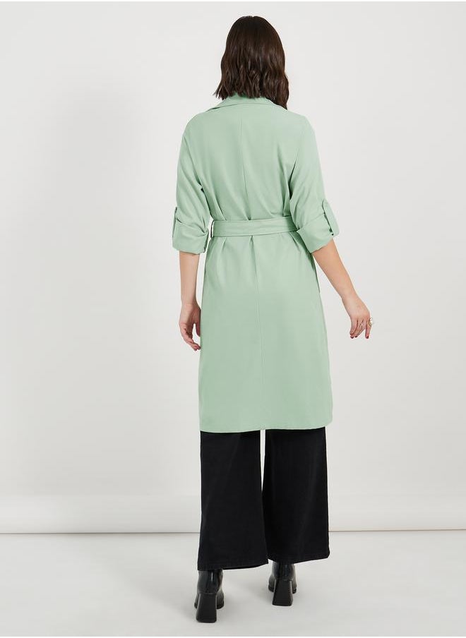 Styli - Regular Fit Knee Length Trench Coat - Image 1